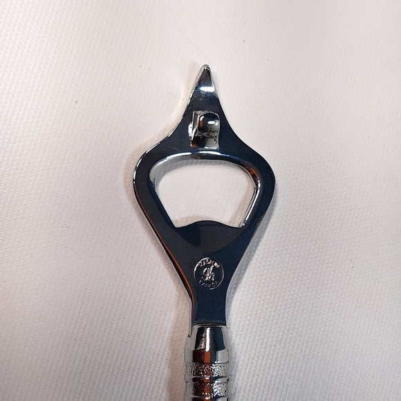 Glo Hill Vintage Made In Canada Bakelite Faux Walnut 3 Pc. Bar Set - Picture 5 of 9